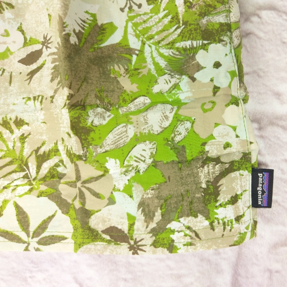 Patagonia women's baggies skirt small green tropic - Picture 3 of 8